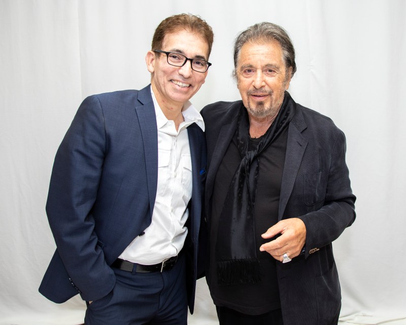Husam Sam Asi with Al Pacino