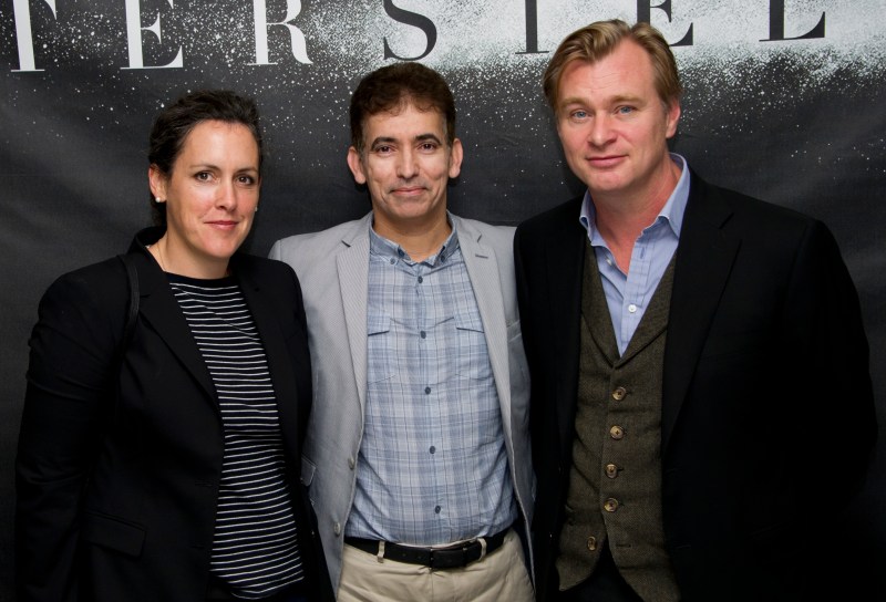 Husam Sam Asi with Christopher Nolan and Emma Thomas
