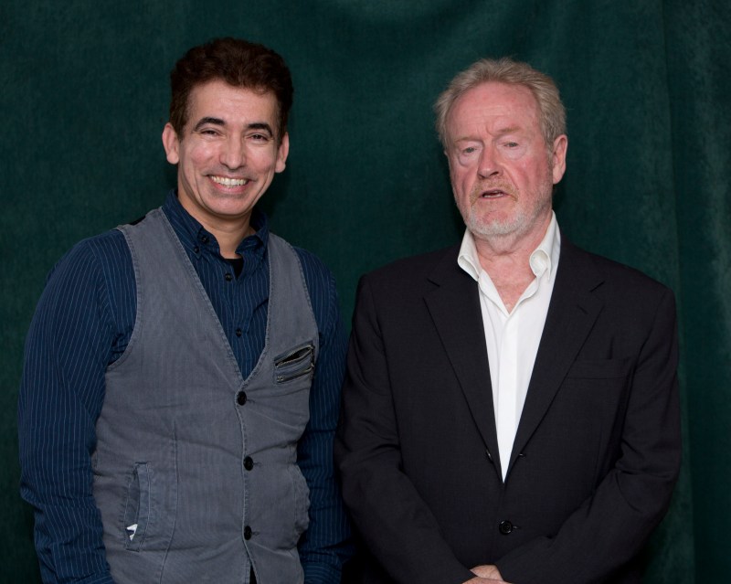 Husam Sam Asi with Ridley Scott